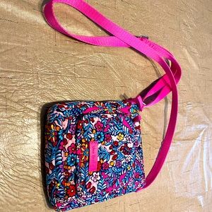 Pink Vera Bradley crossbody bag